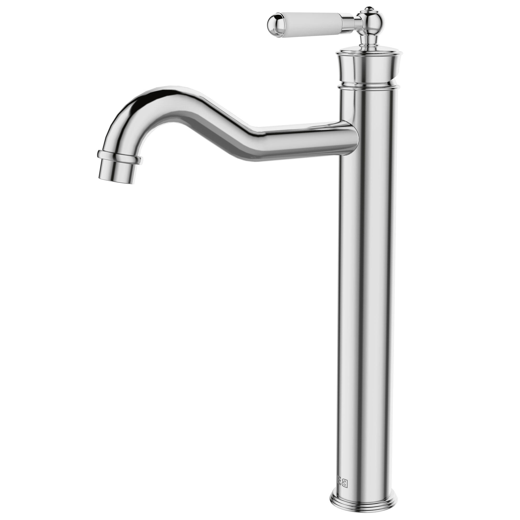 Grifo lavabo caño alto monomando ESSEBAGNO Leeds cromado Leroy Merlin