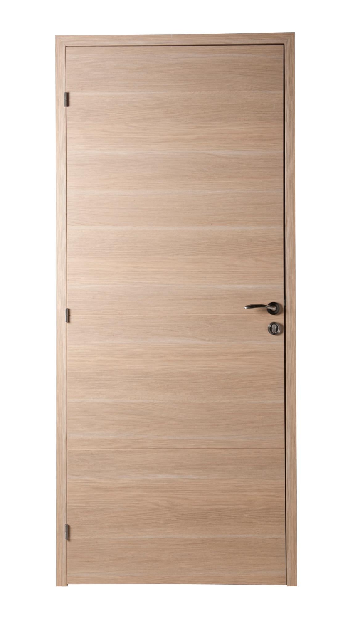 Bloc Porte MDF Madrid 2 H 204 X L 83 Cm Poussant Droit Leroy Merlin