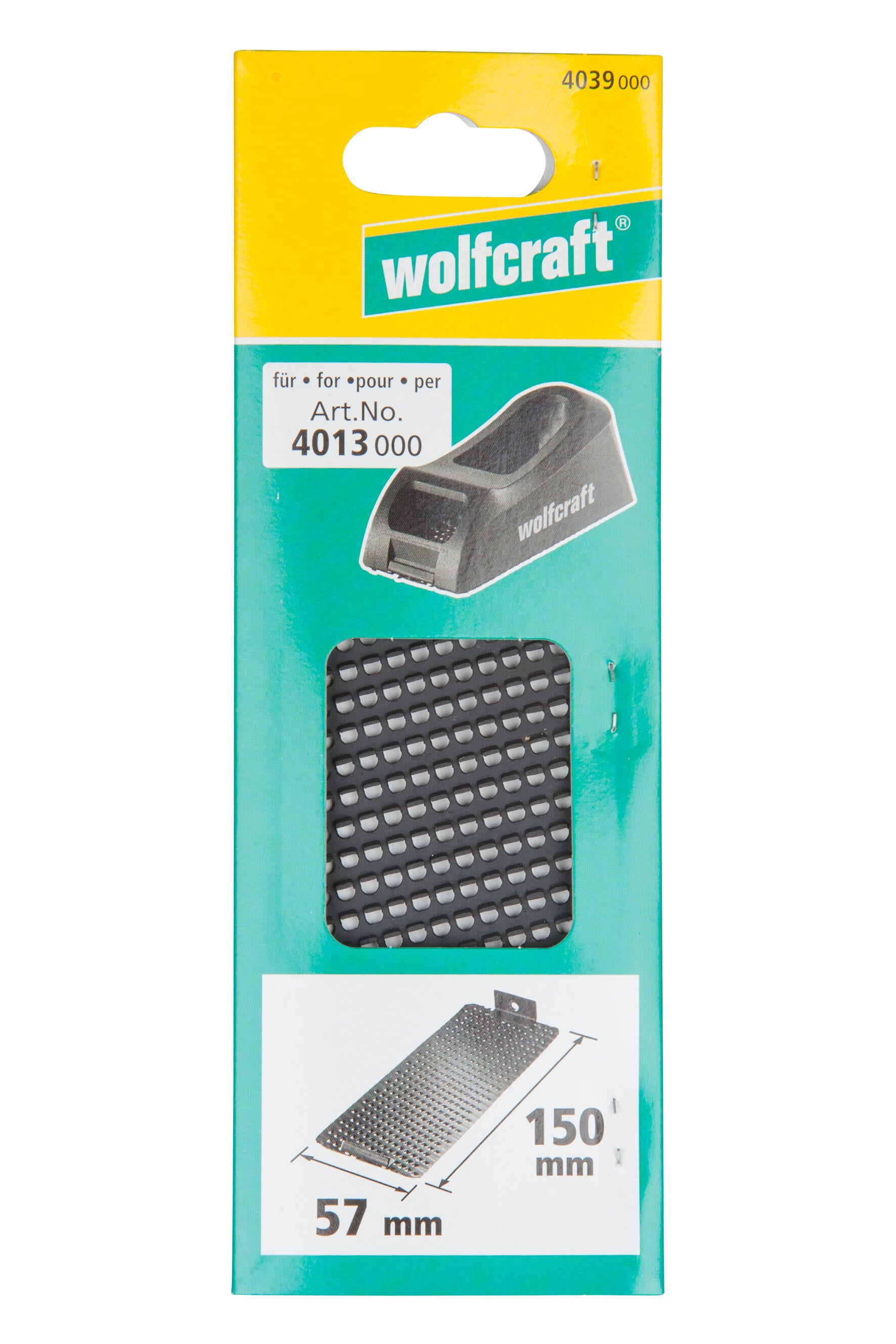 Râpe de rechange pour rabot bloc WOLFCRAFT Leroy Merlin