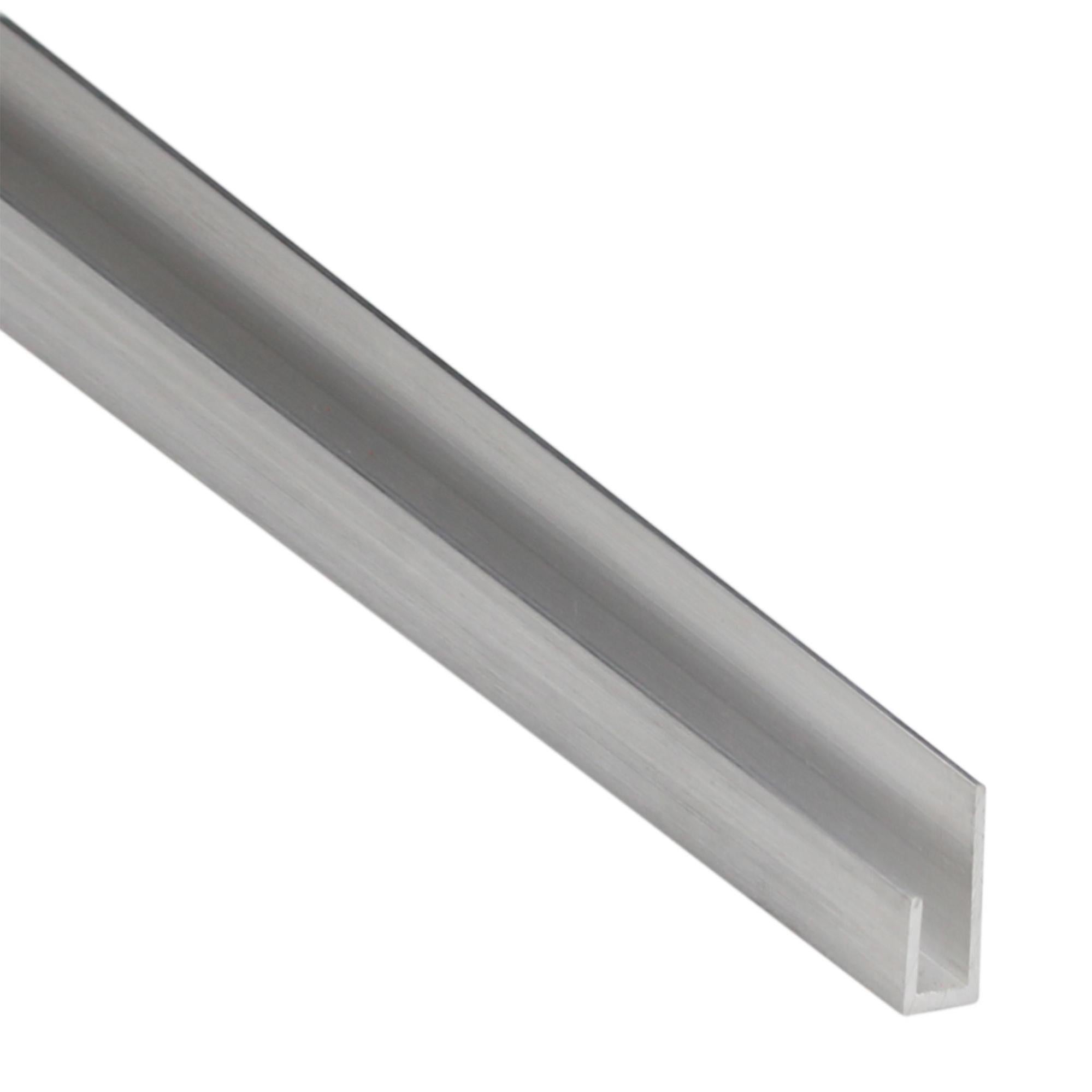 Cimaise Aluminium Anodis Gris Lisse L M X L Cm X H Cm