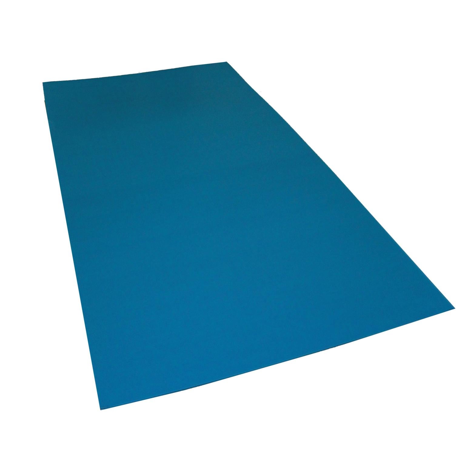 Plaque polypropylène alvéolaire 3 mm bleu lisse L 200 x 100 cm Leroy