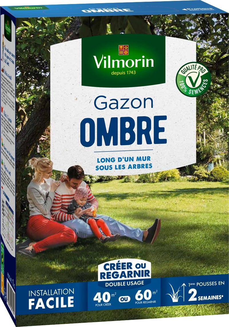 Gazon Ombre Vilmorin Kg M Leroy Merlin