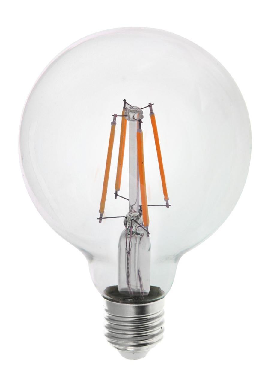 Ampoule Led Filament Globe Mm E Lm W Blanc Chaud Eglo