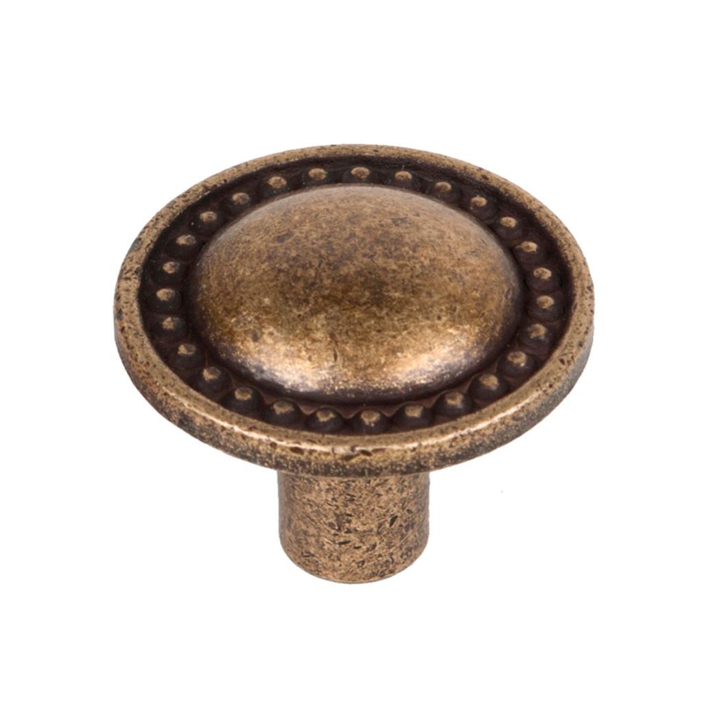 Bouton De Meuble Rond Zamak Bronze Laitonn Diam Mm Leroy Merlin