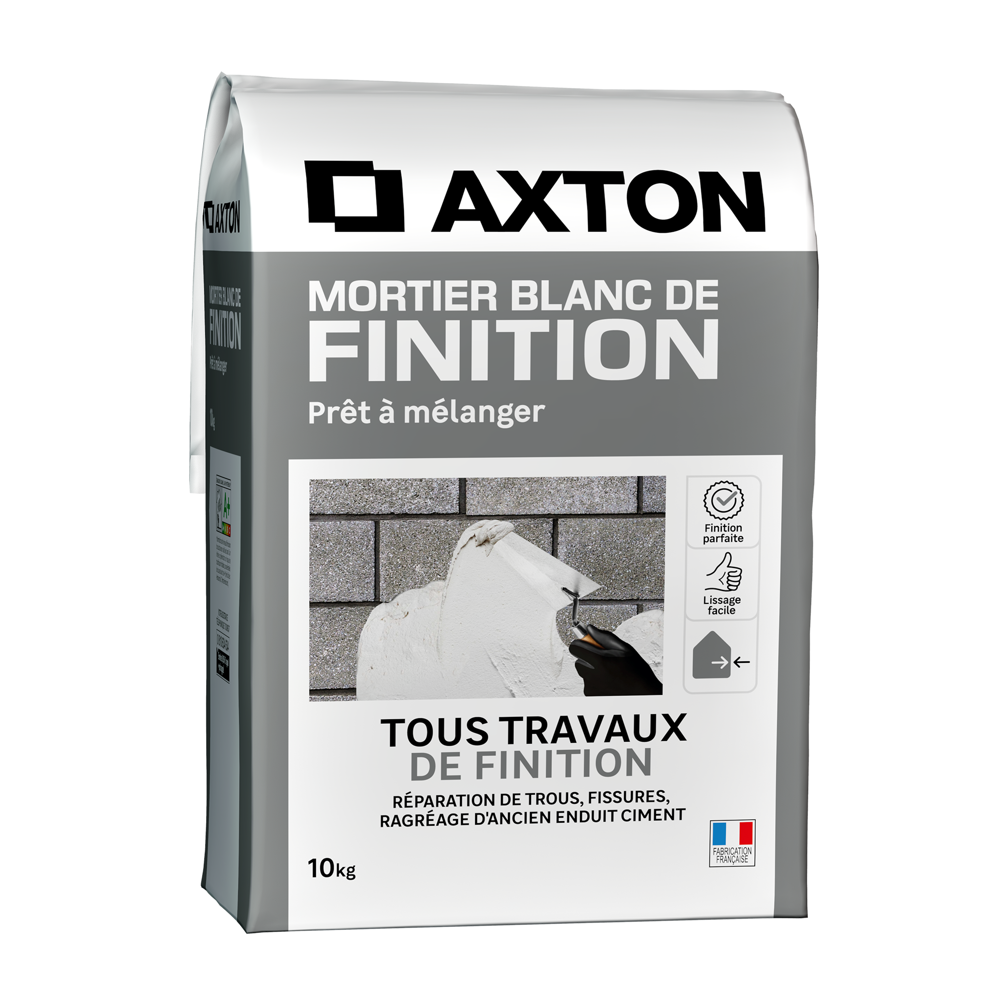 Mortier De Finition Gris AXTON 10 KG Leroy Merlin