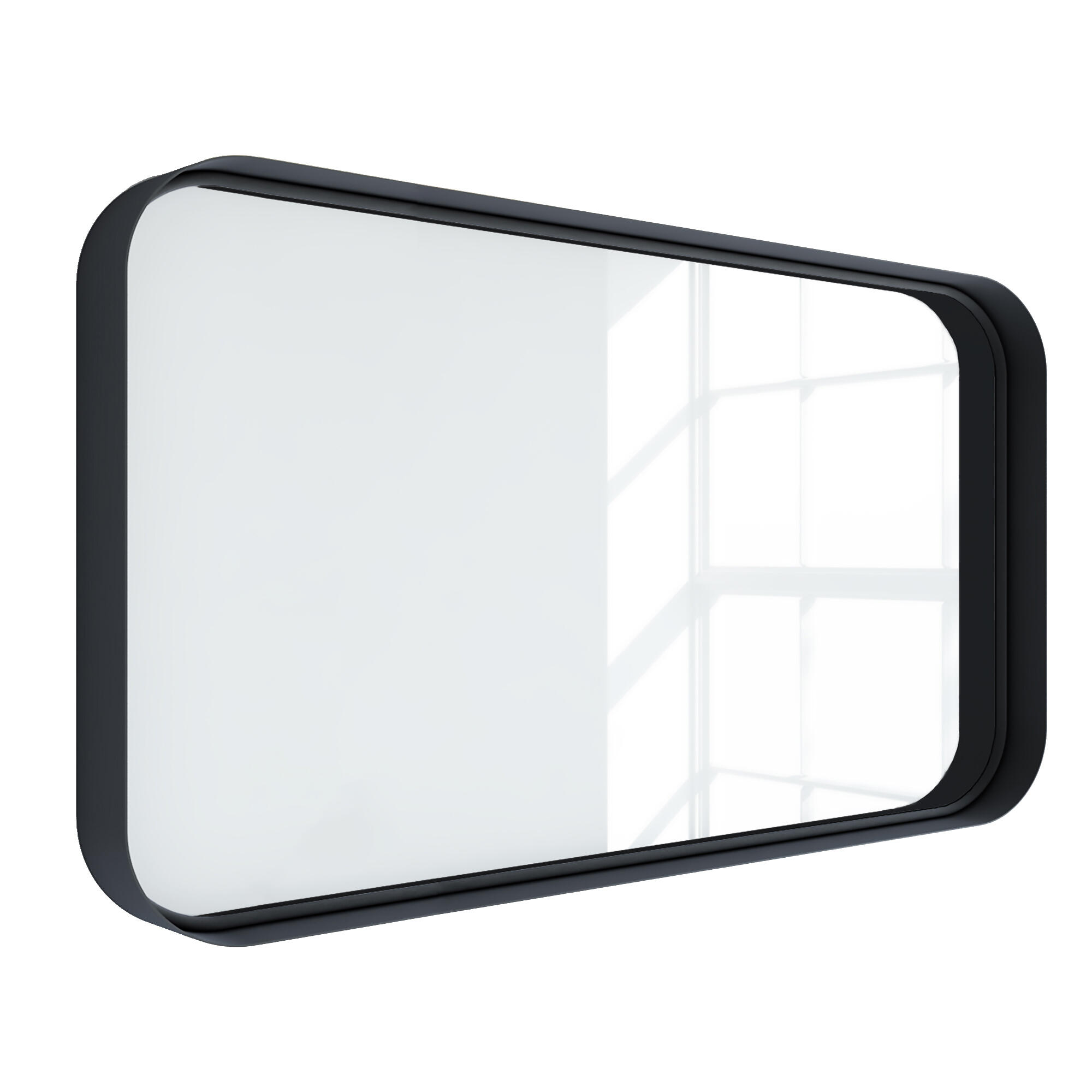 Miroir Rectangulaire Kende Noir L 120 X H 75 Cm Leroy Merlin