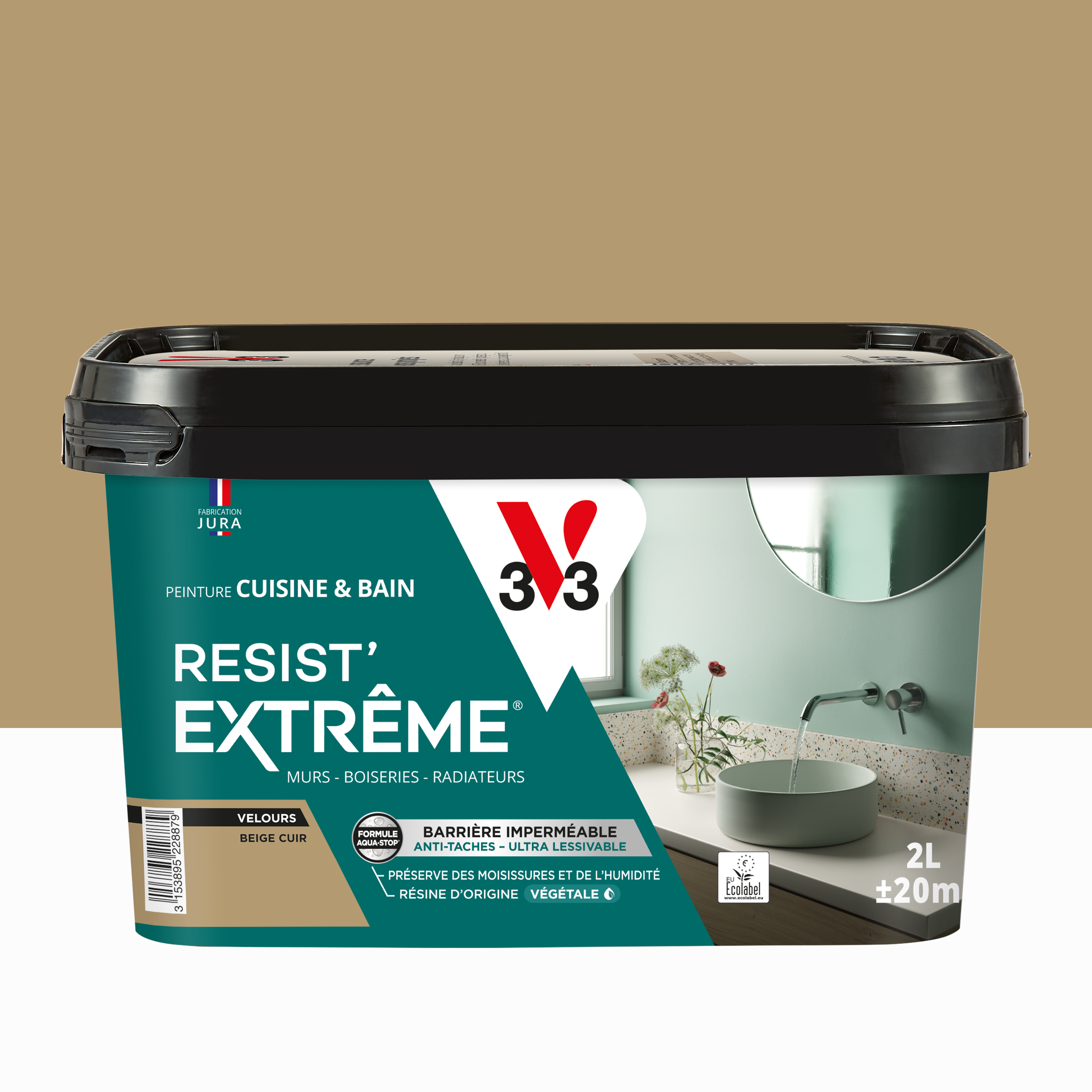 Peinture Mur Beige Cuir Velours V Resist Extr Me Cuisine Et Bain L