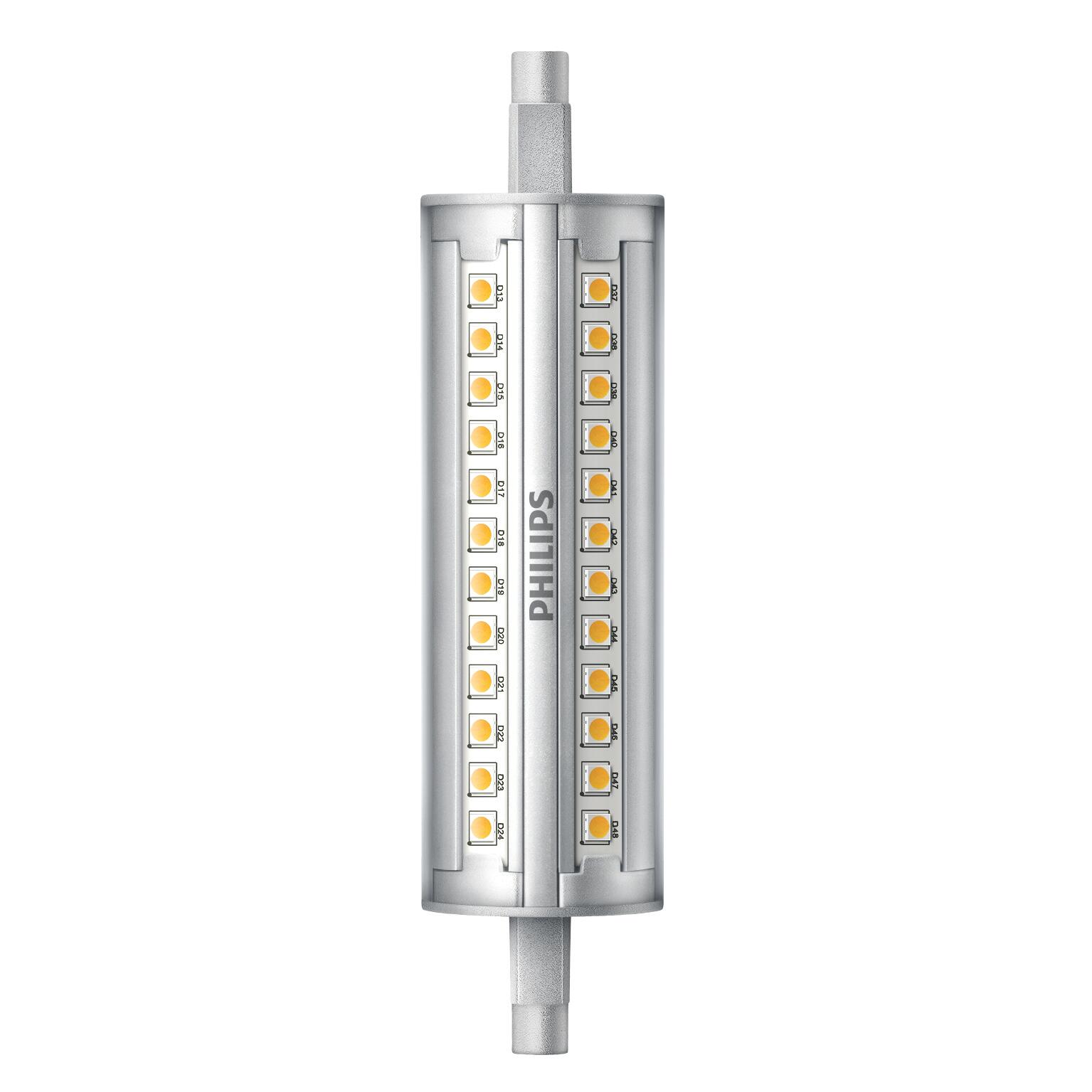 Lampadina LED R7S 118 Mm Lineare Opaco Luce Naturale 14W 1800LM