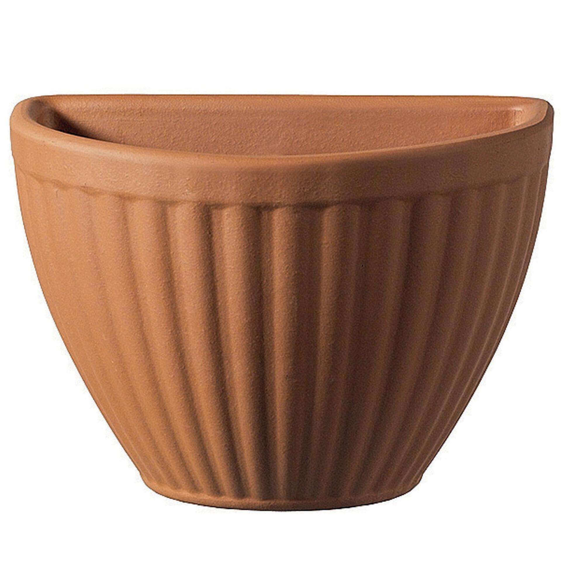 Vaso Per Piante E Fiori Gerla In Terracotta Terracotta H Cm L X P