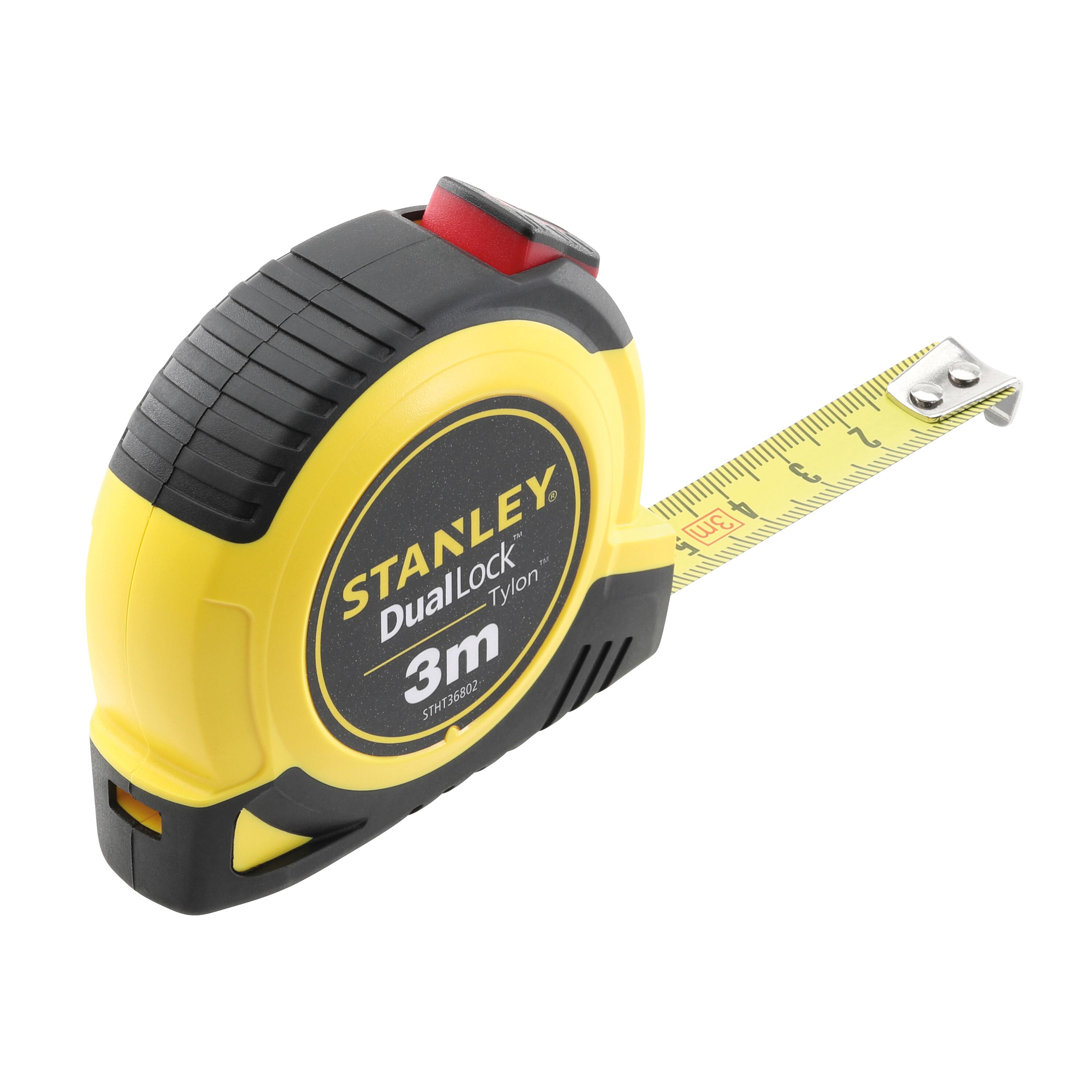 Flessometro Pieghevole Stanley Dual Lock Acciaio M X Mm Leroy Merlin