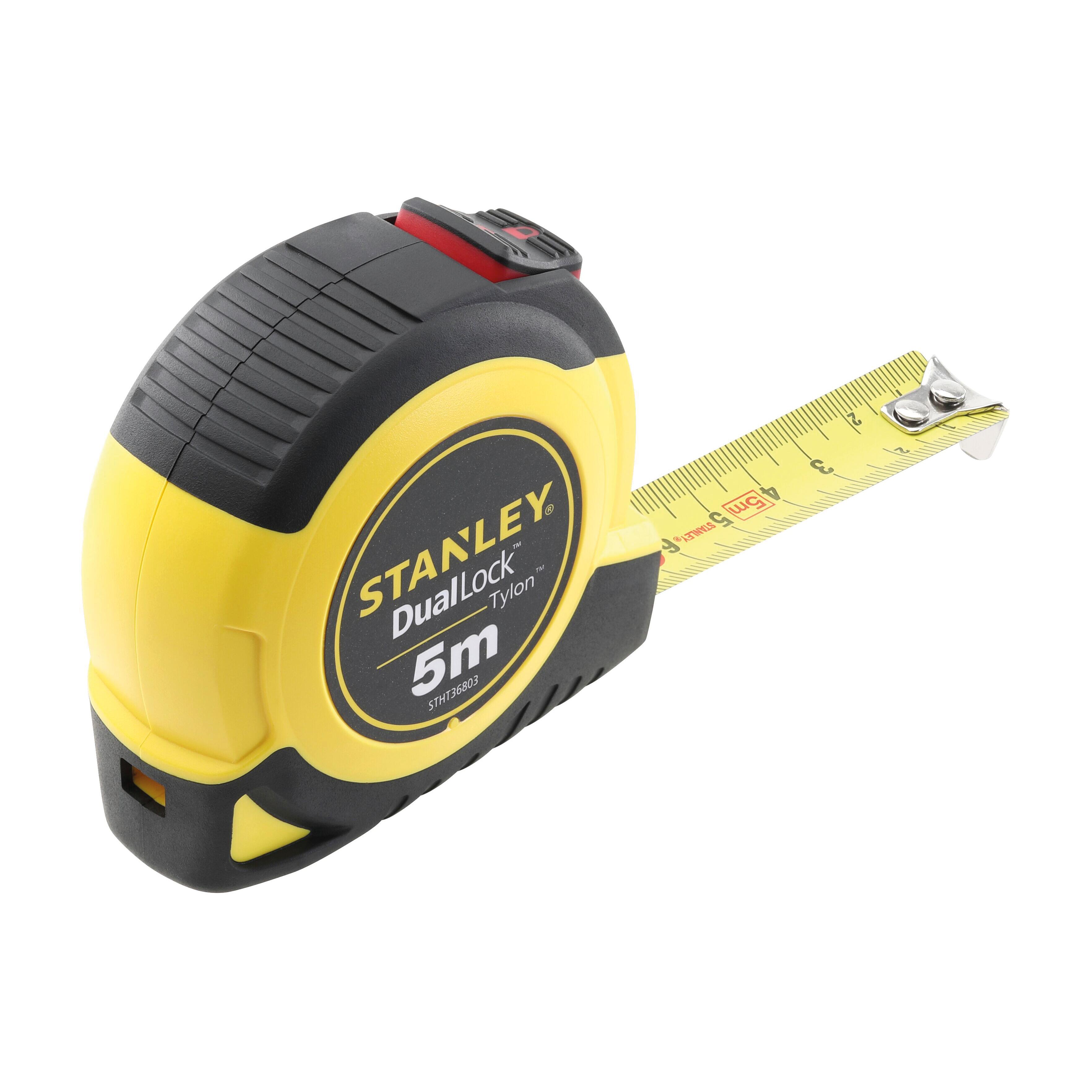 Flessometro Pieghevole Stanley Dual Lock Acciaio M X Mm Leroy Merlin