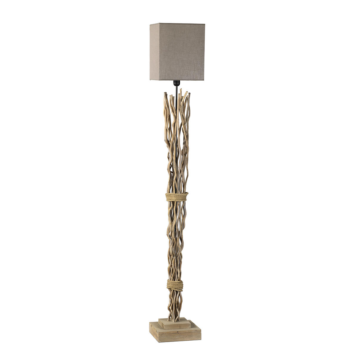 Lampada Da Terra Marica Beige In Ferro H Cm E Max W Leroy