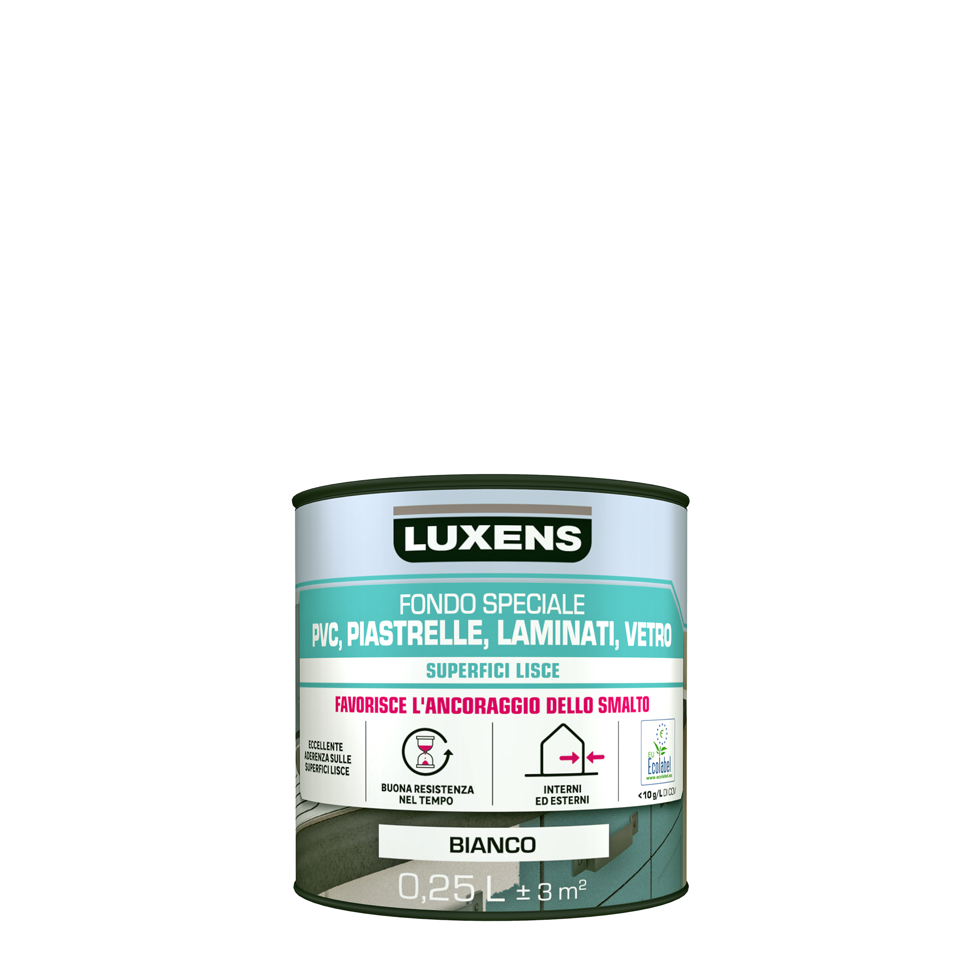 Fondo Per Pittura LUXENS Base Acqua Per Piastrelle Laminato 0 25 L