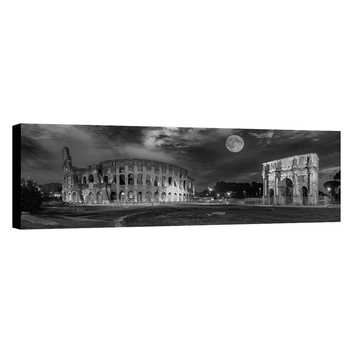 Quadro Su Tela Colosseo Arco Costantino Luna X Cm Leroy Merlin