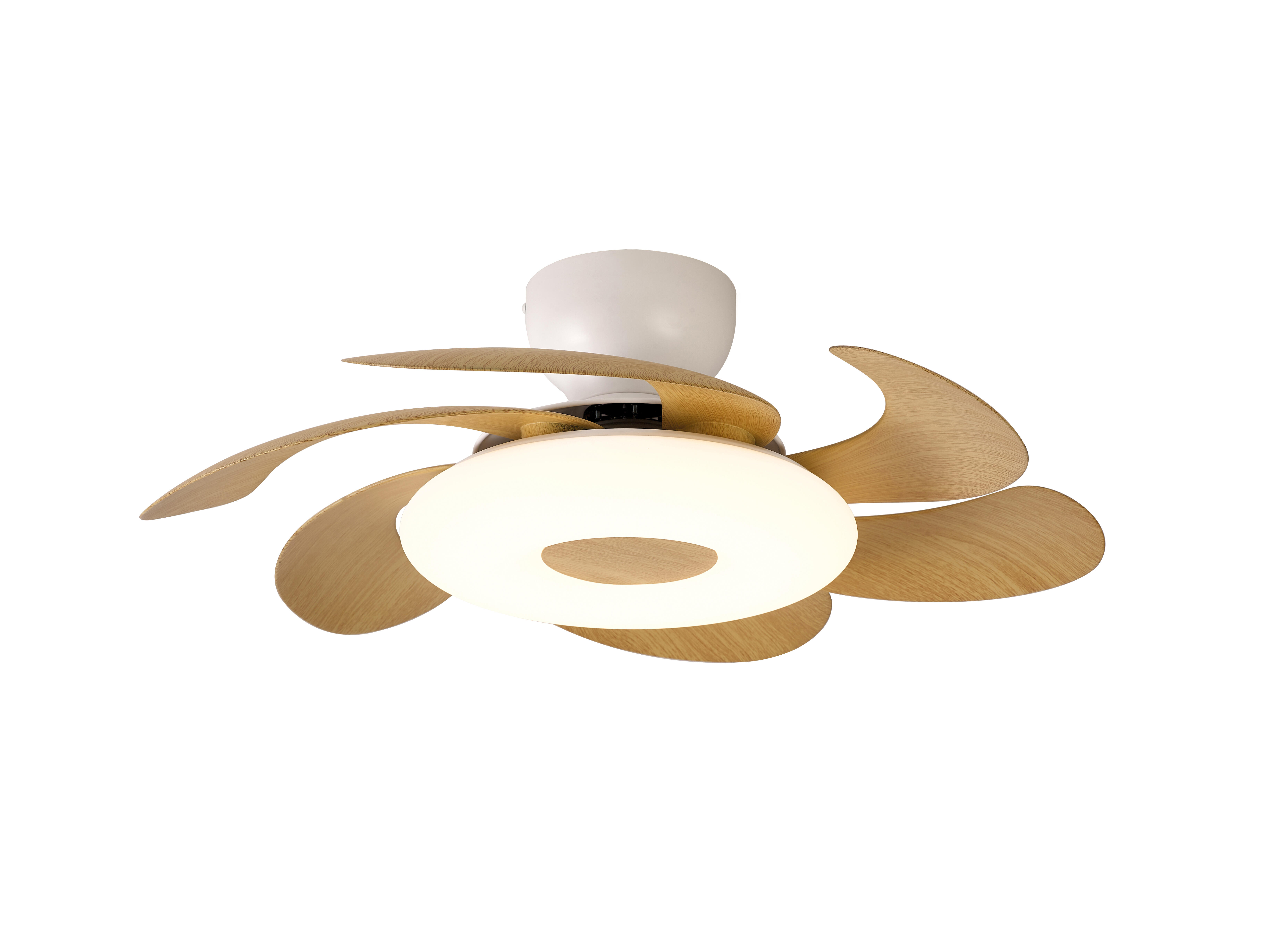 Ventilatore Da Soffitto Con Pale Retrattili Con Luce Inclusa FLOWER D