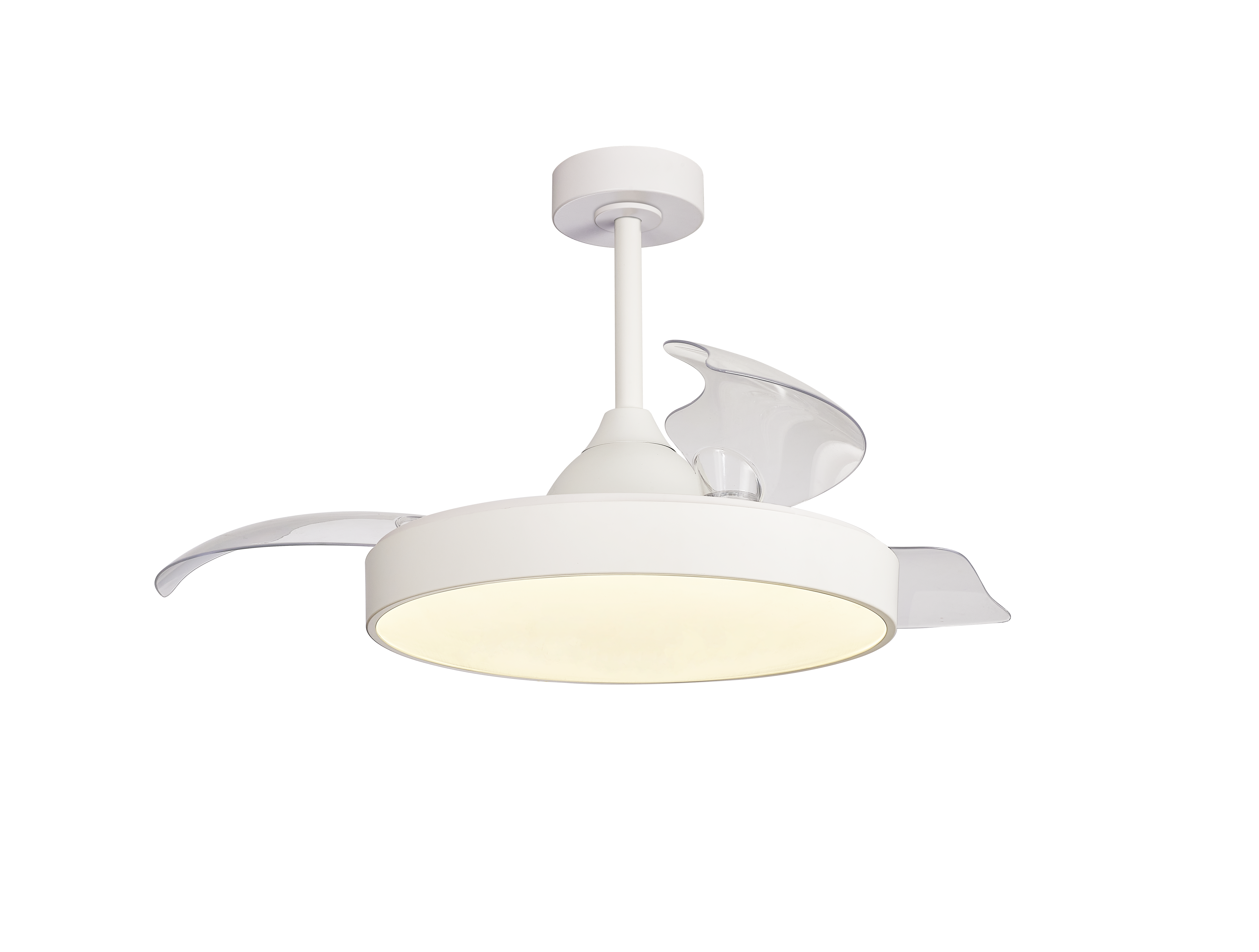 Ventilatore Da Soffitto Con Pale Retrattili Con Luce Inclusa ALASKA D