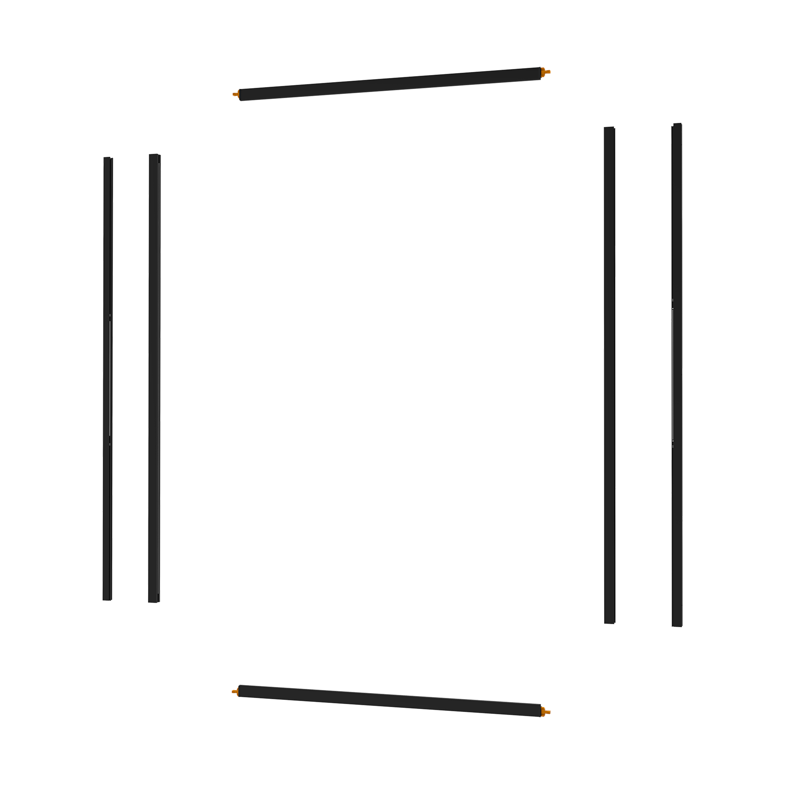 Profile Drzwi Przesuwnych Czarne Easy 150 X 190 Sensea Leroy Merlin