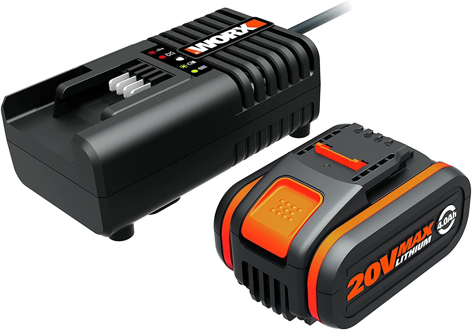 Worx Wa Kit Carica Batteria Rapido Batteria Power Share V