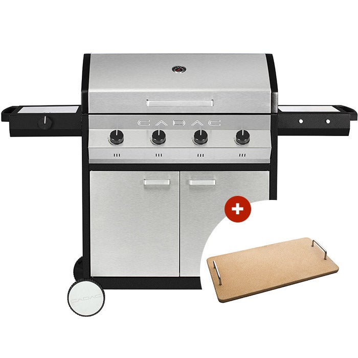 Barbecue Gaz Cadac Meridian Inox Br Leurs Leroy Merlin