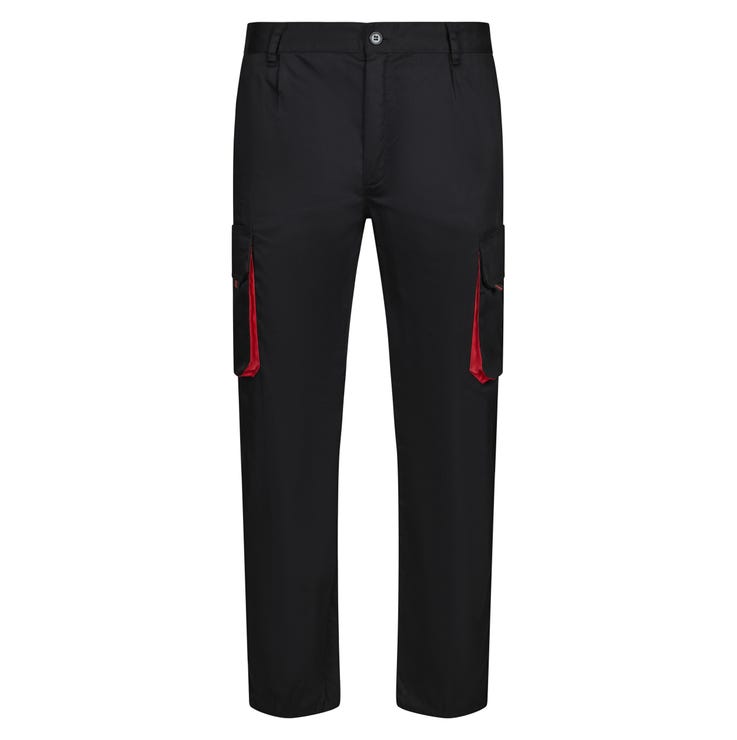 Velilla Pantaloni Bicolore Nero Rosso Leroy Merlin