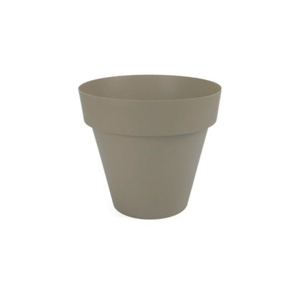 Plastiken Pot A Fleurs Cm Collection Tes Taupe Leroy Merlin