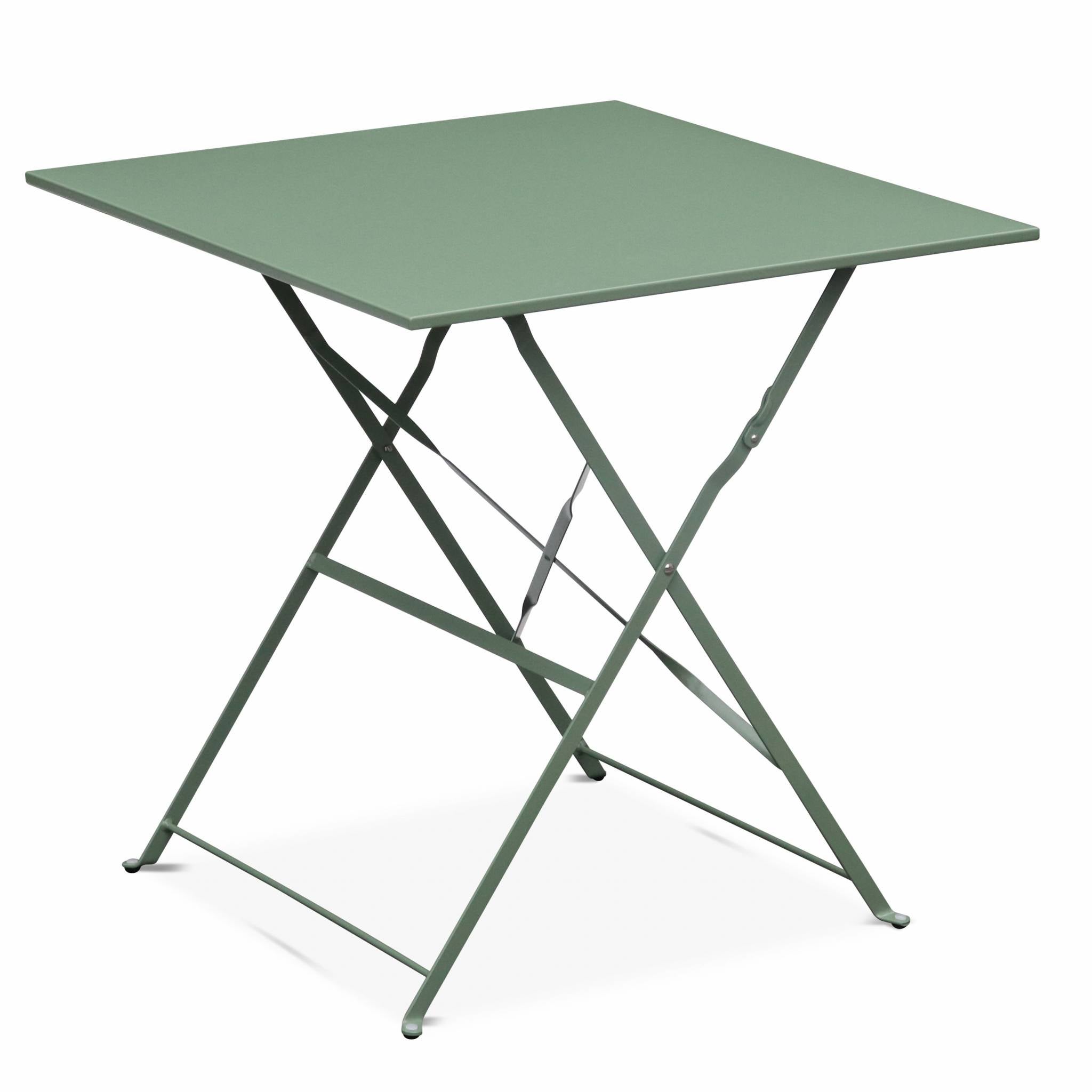 Table Jardin Bistrot Pliable Emilia Carr E Vert De Gris Table