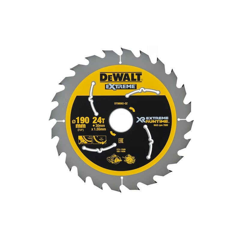 Lame De Scie Circulaire Sans Fil Carbure Xr Runtime Dewalt Dt Qz