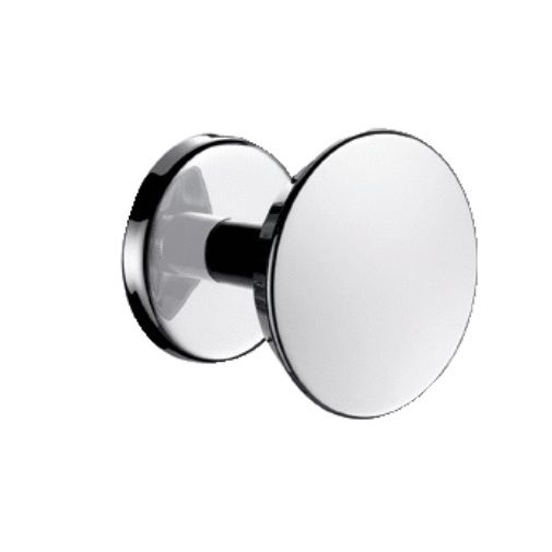 Patère porte manteau 1 tête ronde inox 304 chromé DELABIE 301