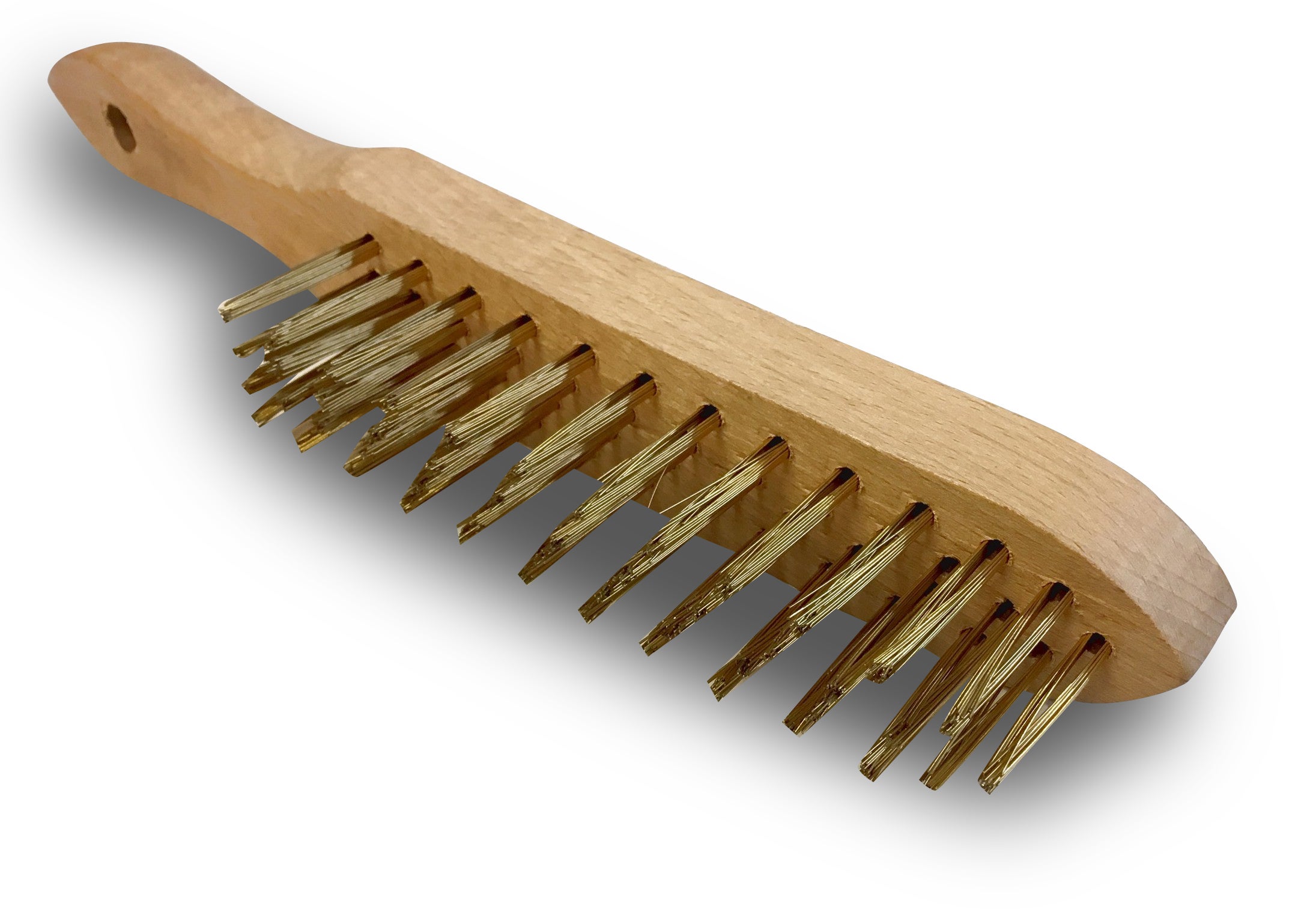 Brosse métallique à main professionnelle Lot de 3 4 rangs fils durs