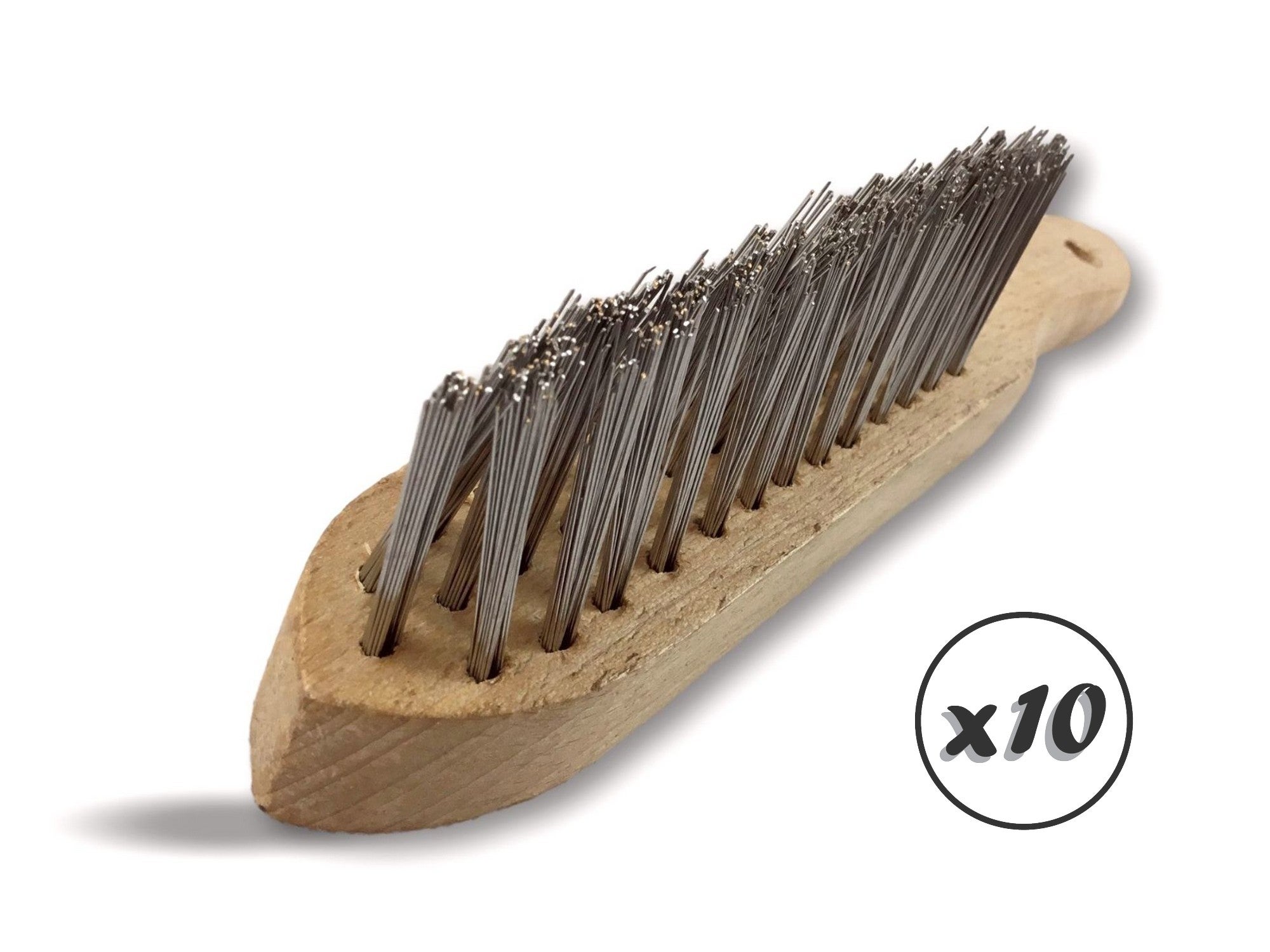 Brosse métallique à main soudeur d angle Lot de 10 Garnissage fil