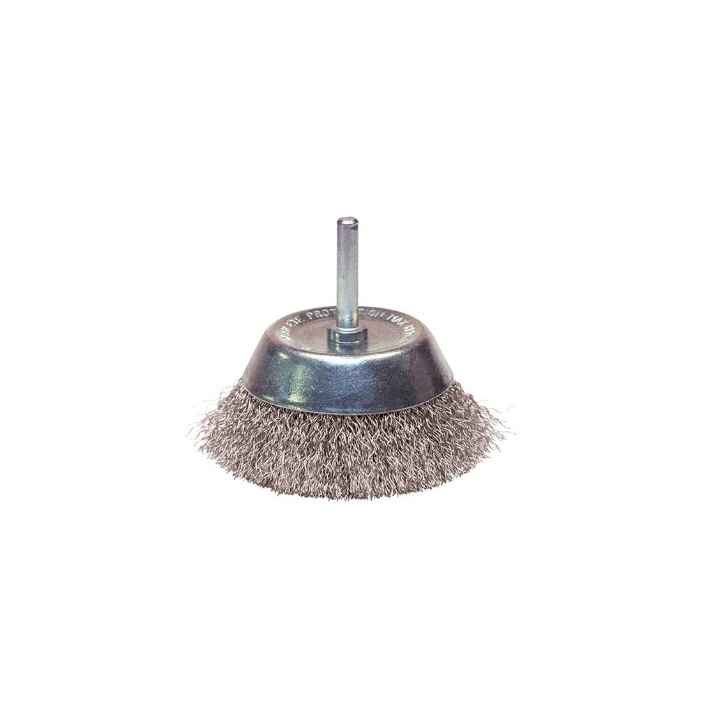 Brosse Conique Fil Inox Ondul Pour M Tal Classic Queue Long