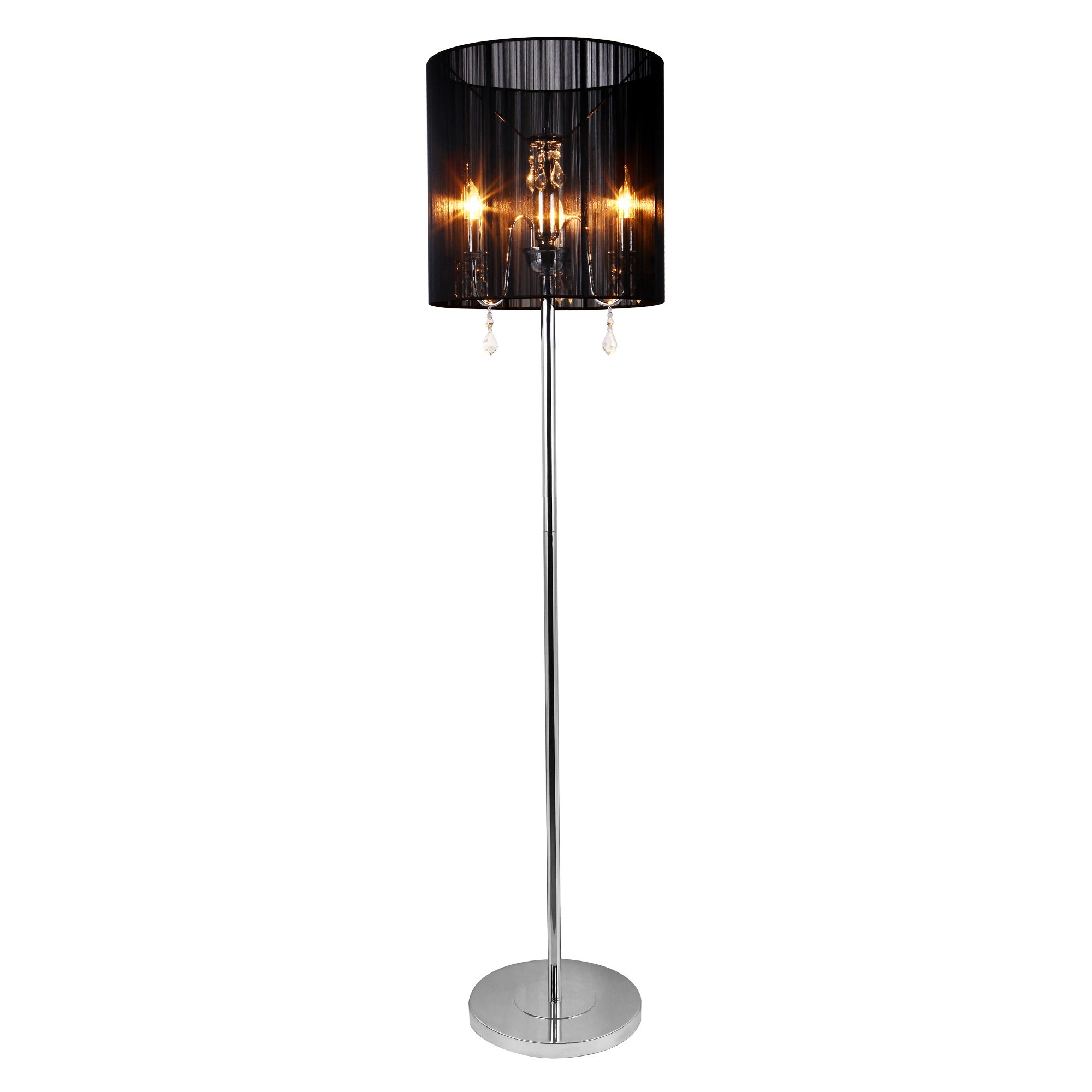 lux pro Lampada da terra Fabrica 3 x base E14 167 cm x Ø 40 cm