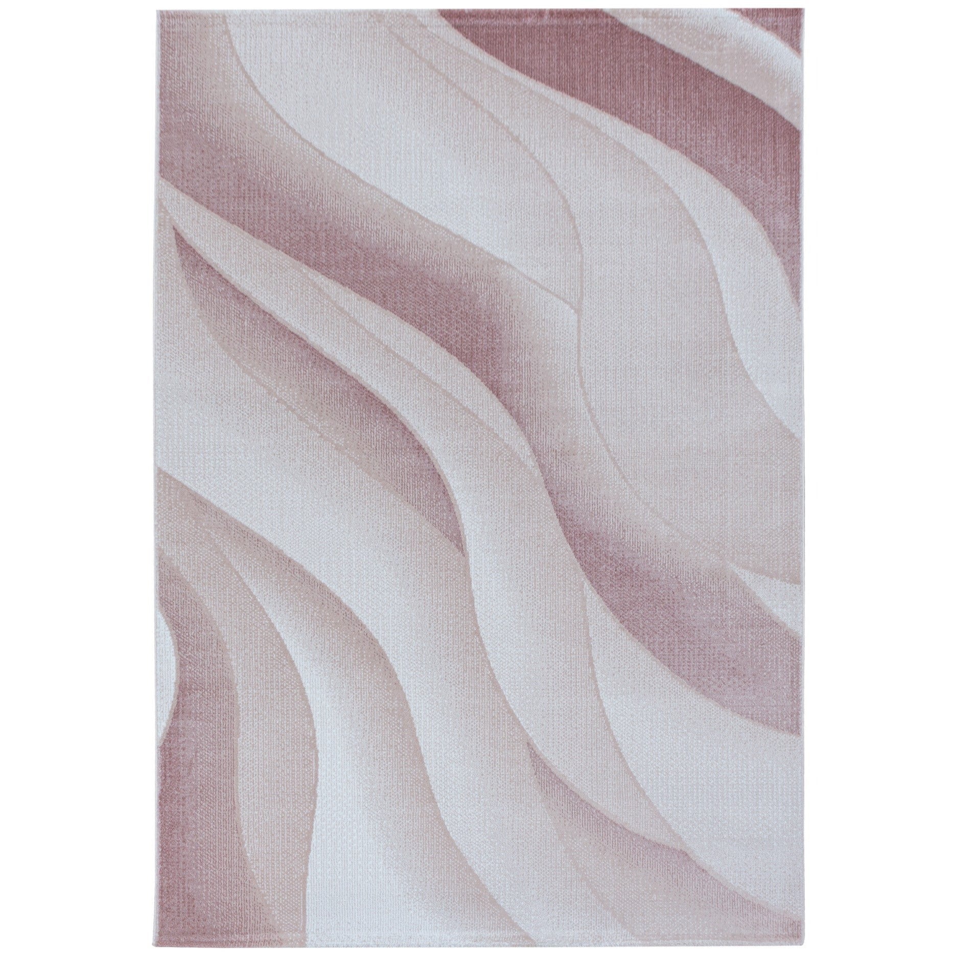 Diamant Tapis Motifs Vagues Rose X Cm Leroy Merlin