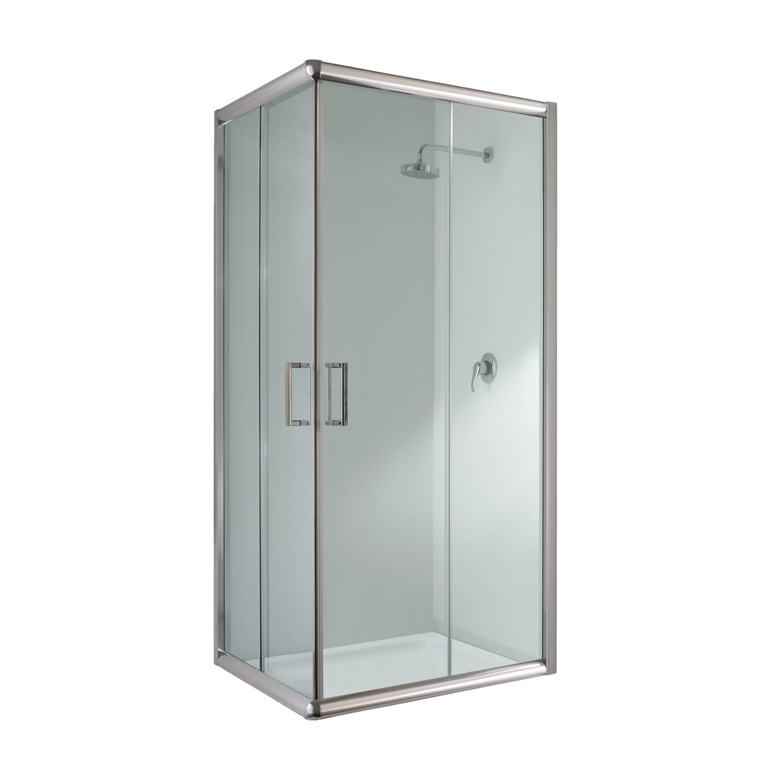 Cabine Paroi Douche 70x90 H198 Transparent 6mm Mod Alabama Leroy Merlin