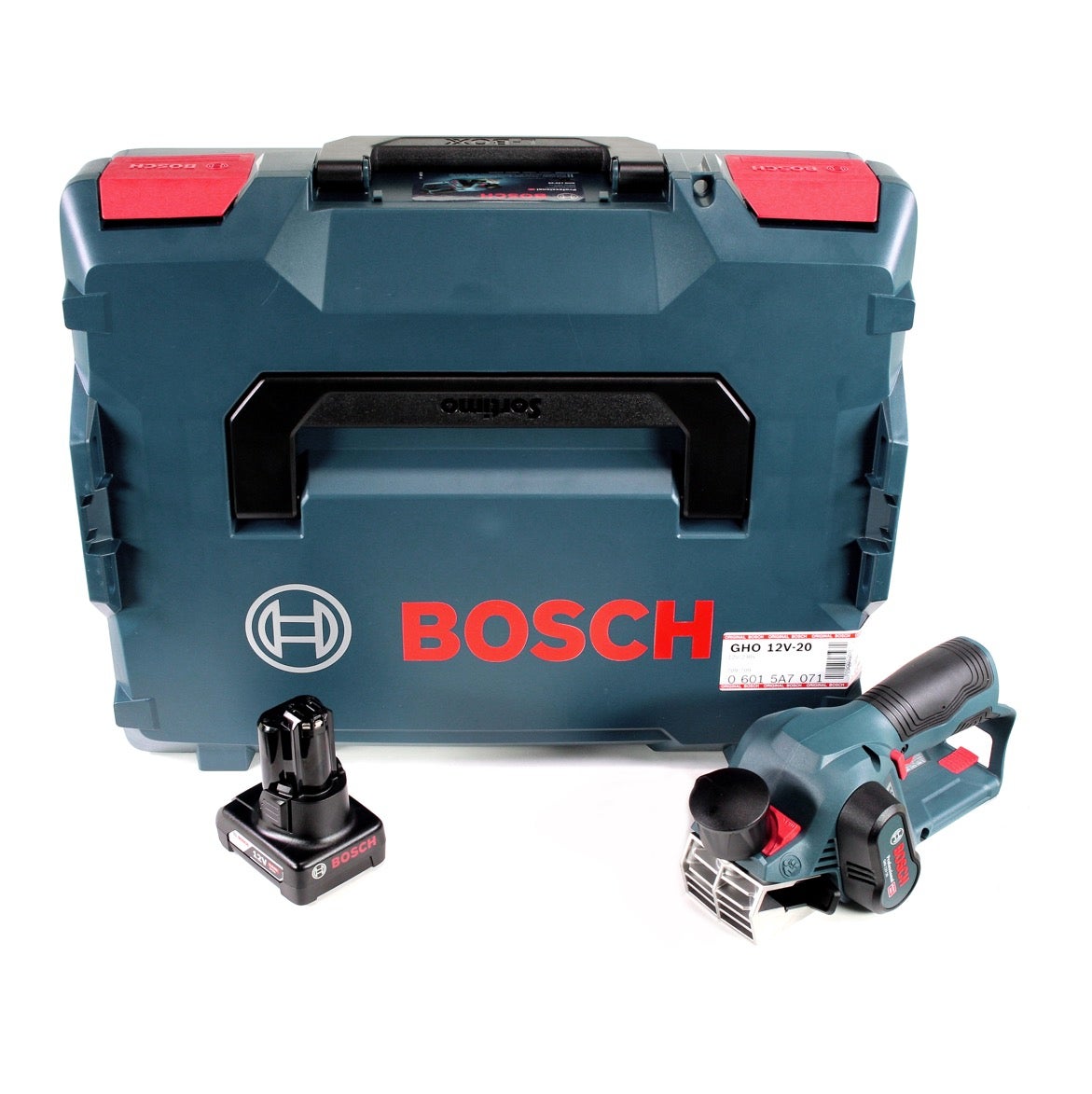 Bosch GHO 12V 20 Professional Pialletto A Batteria 12V In Valigetta L