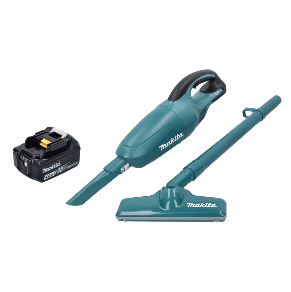 Makita Dcl V Li Ion Aspirateur Sans Fil Vert X Batterie Ah