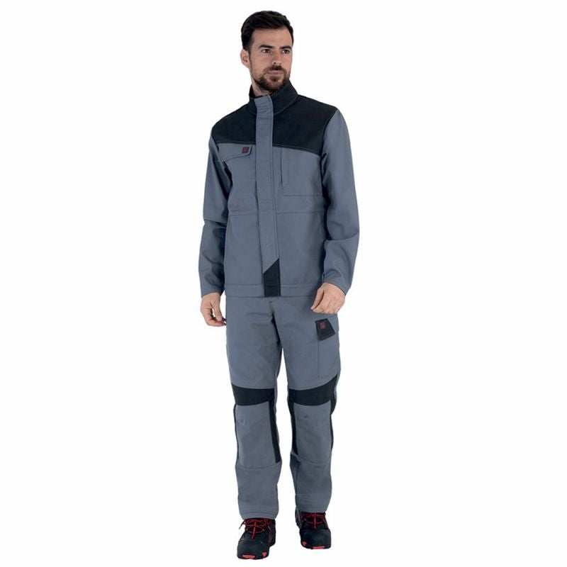 Lafont Pantalon De Travail Avec Poches Genoux MUFFLER Gris Gris