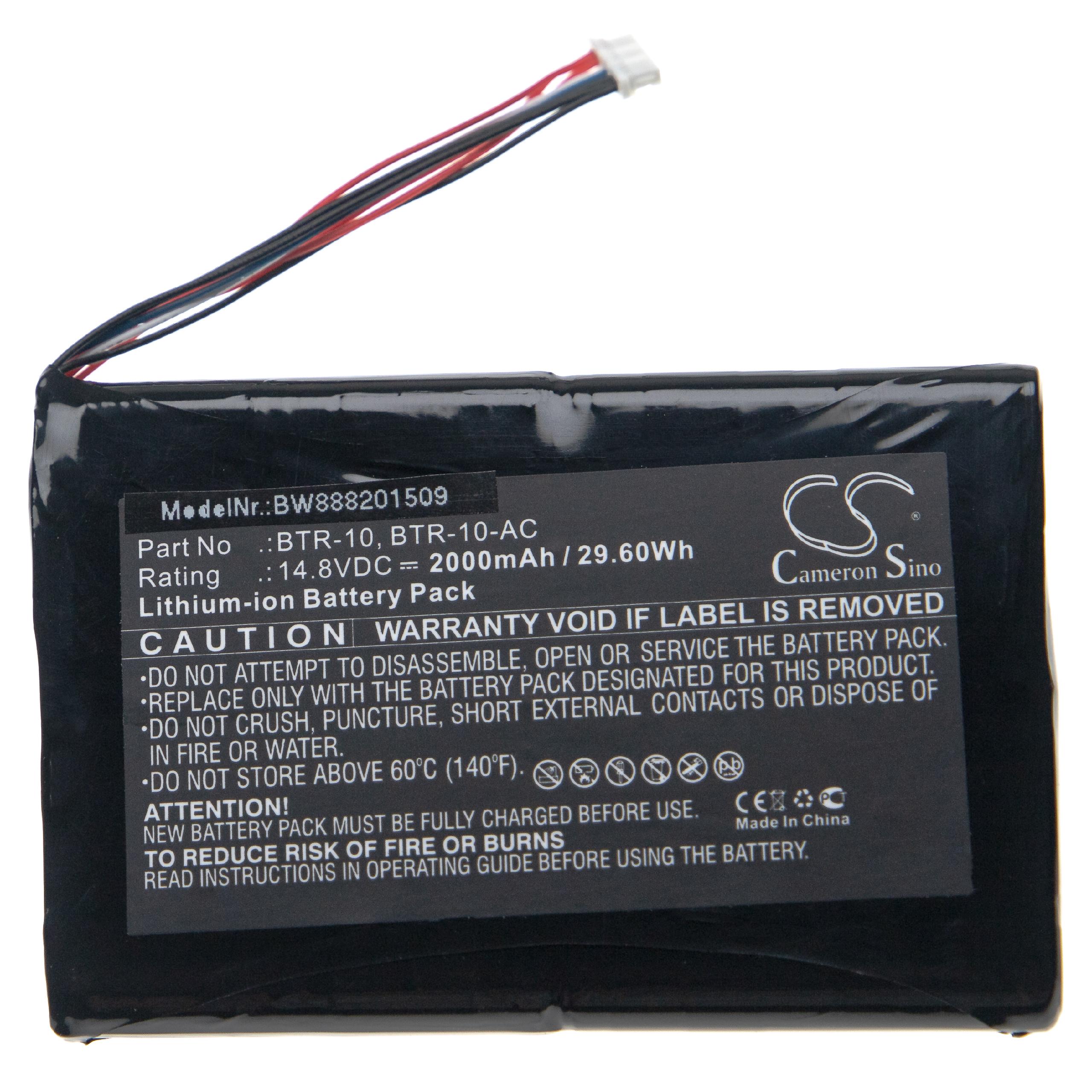 Vhbw Batterie Remplace Fujikura Btr Btr Ac Pour Soudeuse