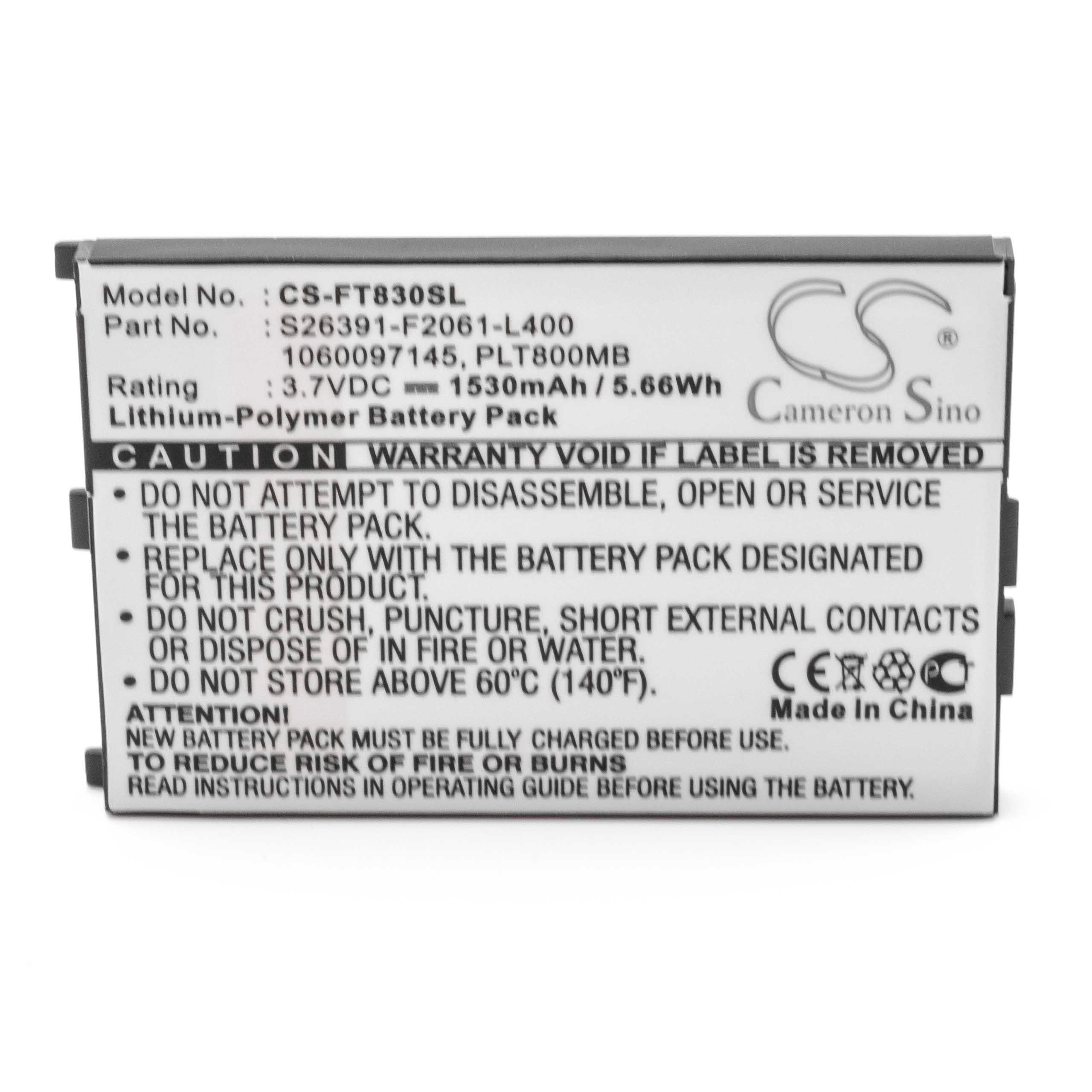 Vhbw Batterie Remplacement Pour Fujitsu Siemens S26391 F2061 L400