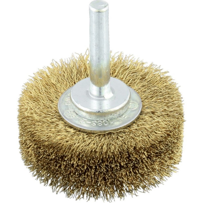 Brosse ronde laiton ondulé 6mm 60mm gewellt Osborn Leroy Merlin