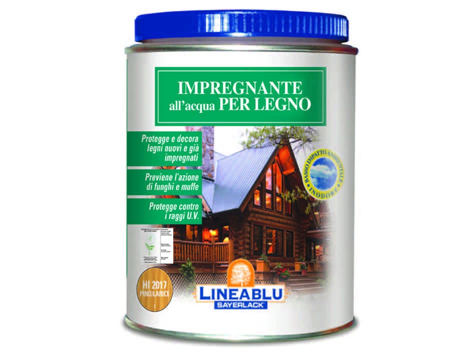 Impregnante All Acqua Per Legno Hi 2011 Castagno Noce Chiaro Lt 2 5