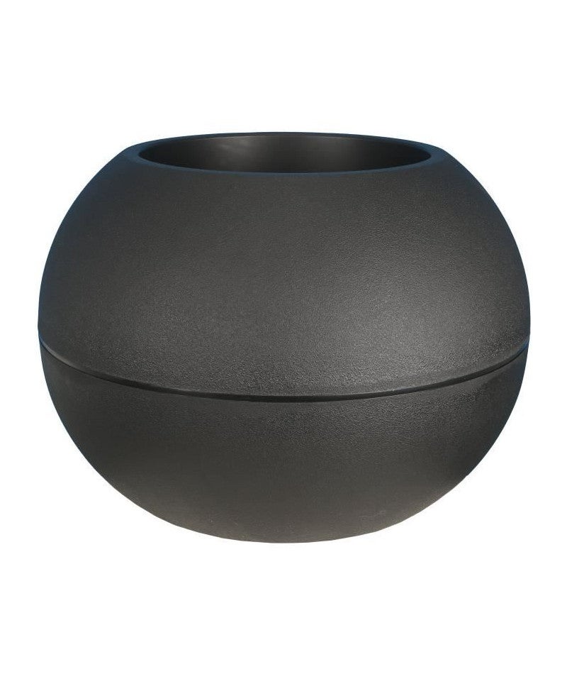 RIVIERA Pot De Fleurs Boule D50 Noir Leroy Merlin