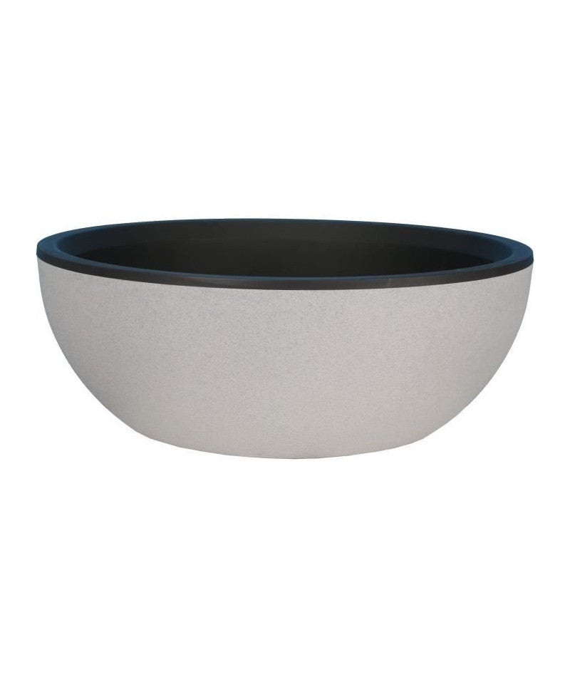 RIVIERA Coupe Pot De Fleurs Granit D50 Stone Leroy Merlin