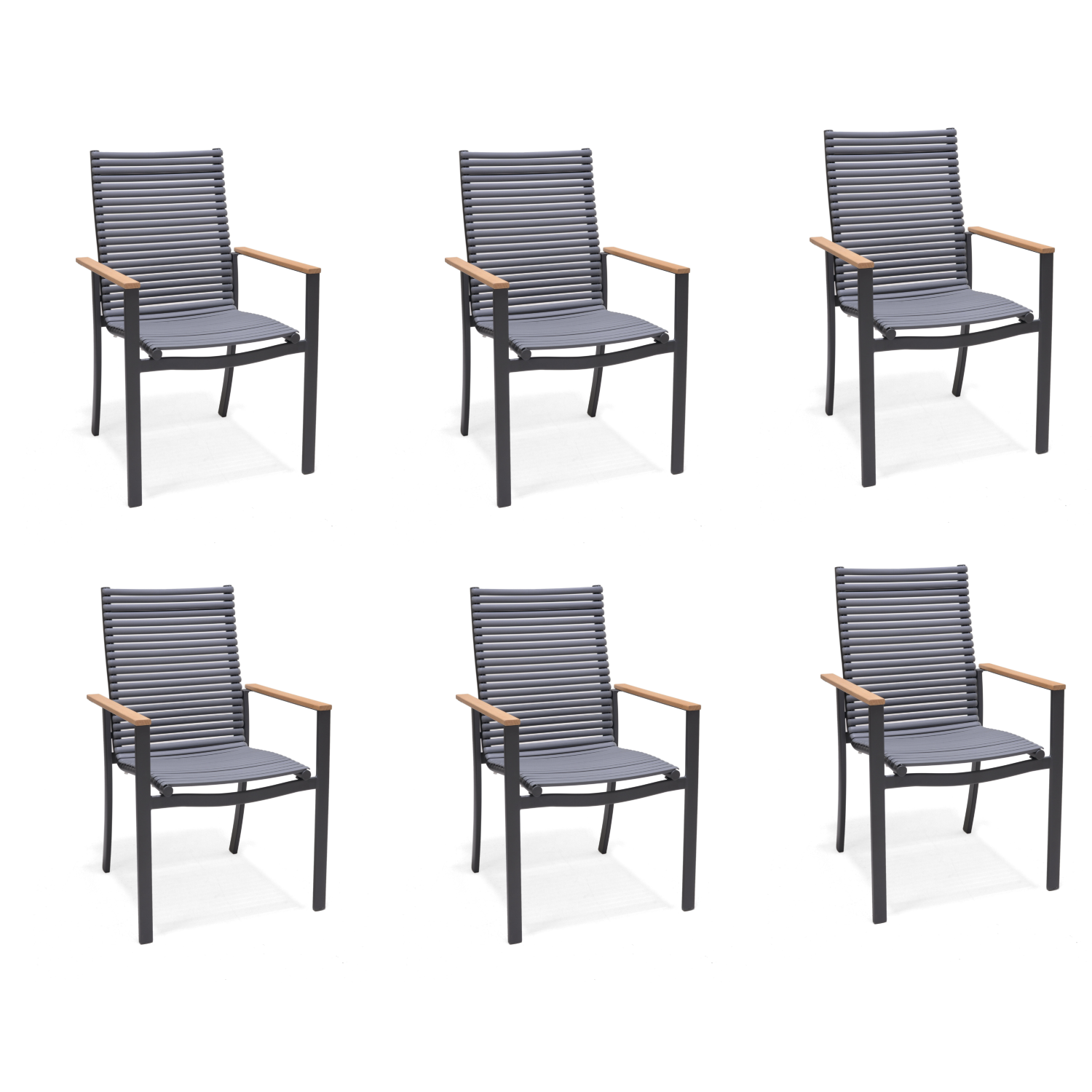 Naterial Lot De Fauteuils De Jardin Dora Avec Accoudoirs Chaises