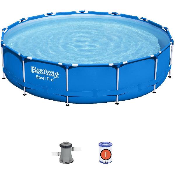 Bestway 5612E Piscina Fuori Terra Con Telaio Portante Piscina Esterna