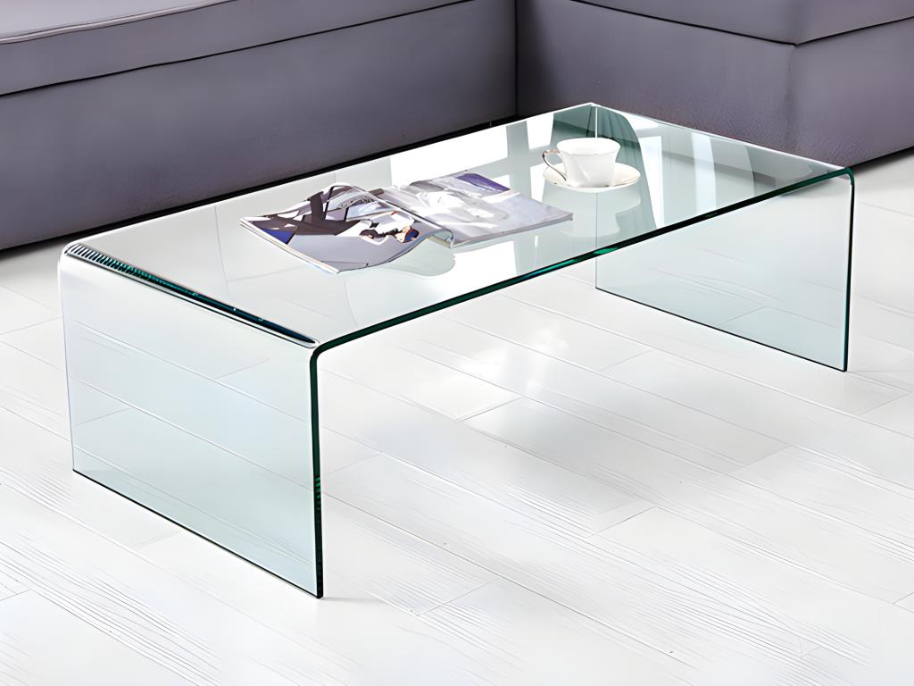 Table Basse Alonzo Verre Tremp Courb Leroy Merlin