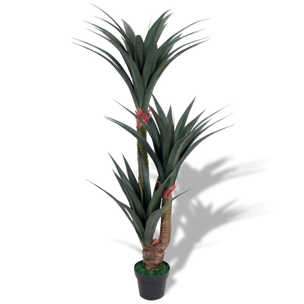 Plante Artificielle Avec Pot Yucca Cm Vert Dec Leroy Merlin