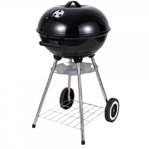 Barbecue Boule Ø 41 5 cm Acier Galvanisé Grill Fumoir Smoker avec