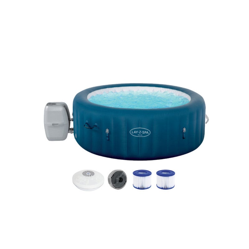 Pack BESTWAY Spa Gonflable Rond 6 Places 196 X 71 Cm WIFI Lay Z