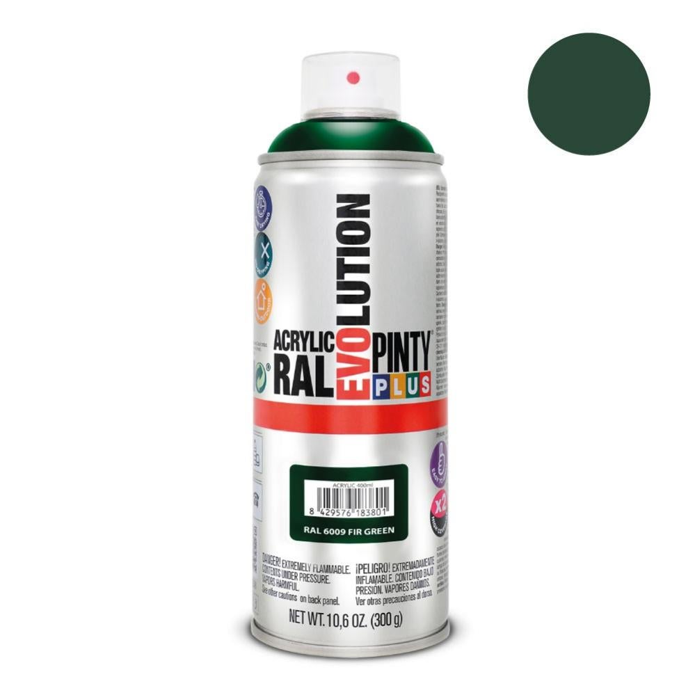 PEINTURE EN AÉROSOL PINTYPLUS EVOLUTION 520CC RAL 6009 VERT SAPIN